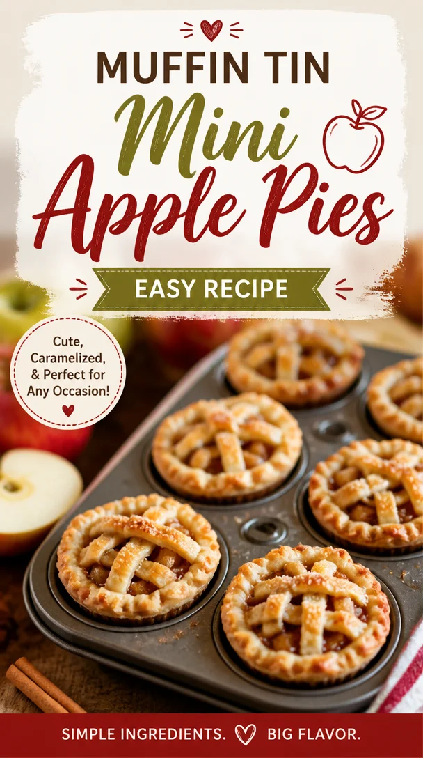 Irresistibly Quick Muffin Tin Mini Apple Pies Recipe mini apple pies Muffin Tin Mini Apple Pies: Easy Recipe