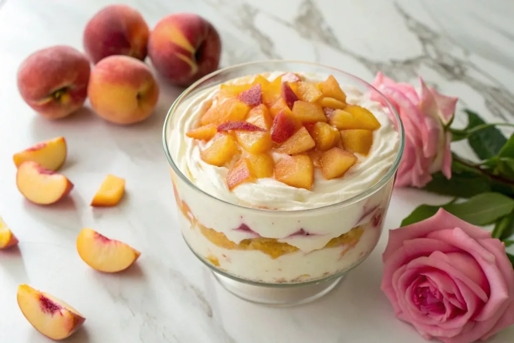 No-Bake Peach Tiramisu Recipe