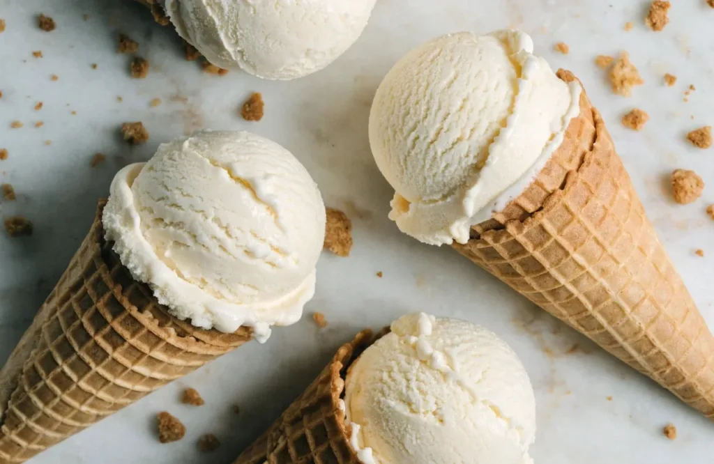 No Churn Salted Honey Peach Ice Cream Recipe salted honey peach ice cream No Churn Salted Honey Peach Ice Cream Recipe
