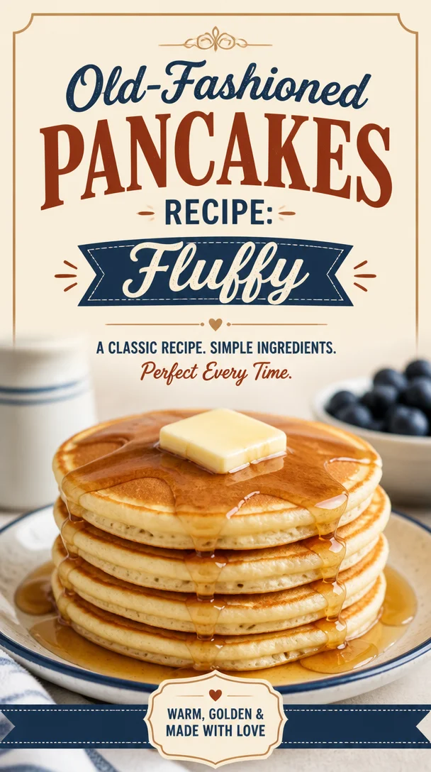 Ultimate Fluffy Pancakes Recipe – Simple Yet Heavenly! pancakes Old-Fashioned Pancakes Recipe: Fluffy