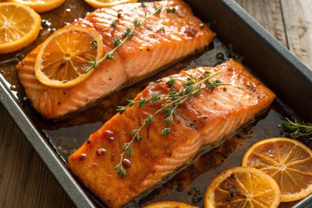 Orange Glazed Salmon in 30 Minutes orange glazed salmon Orange Glazed Salmon in 30 Minutes
