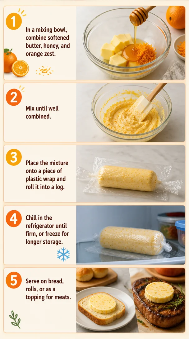 Orange Honey Butter: Creamy Spread Recipe