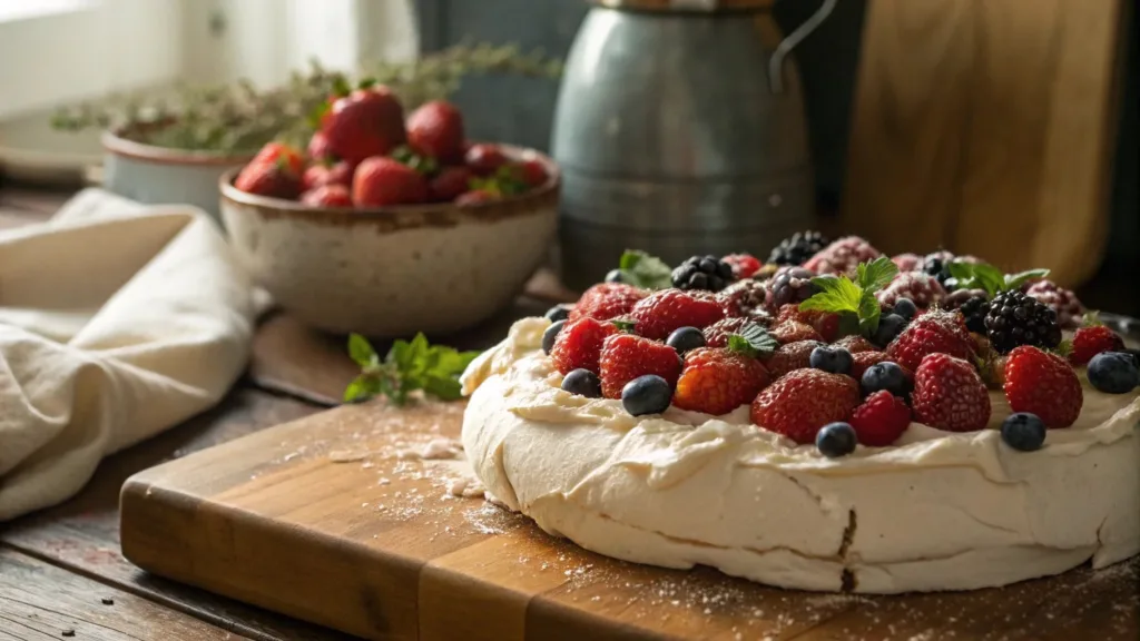 Pavlova with Berries: Berry Dessert Recipe Pavlova with Berries Pavlova with Berries: Berry Dessert Recipe