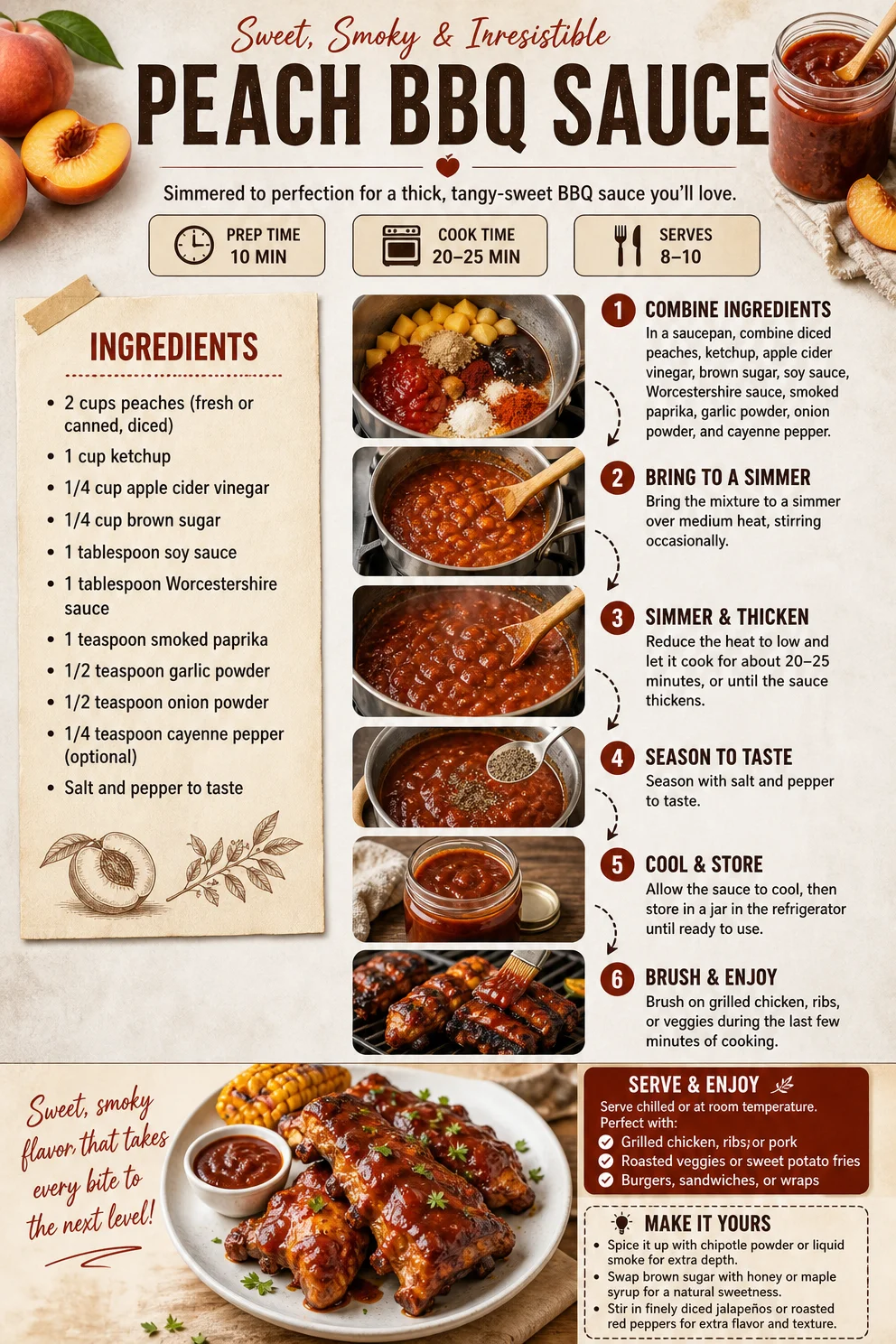 Peach BBQ Sauce