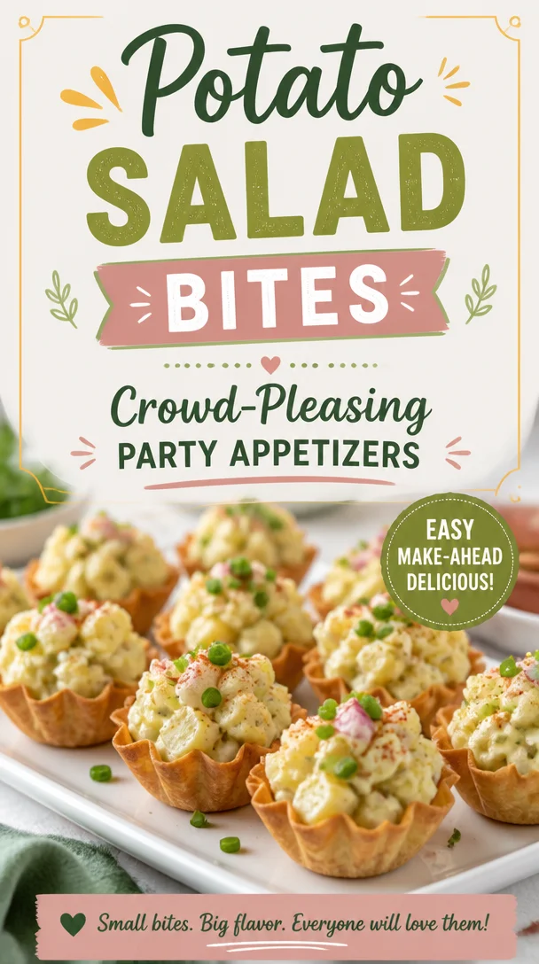 Irresistible Potato Salad Bites: The Perfect Finger Food! potato salad Potato Salad Bites: Crowd-Pleasing Party Appetizers