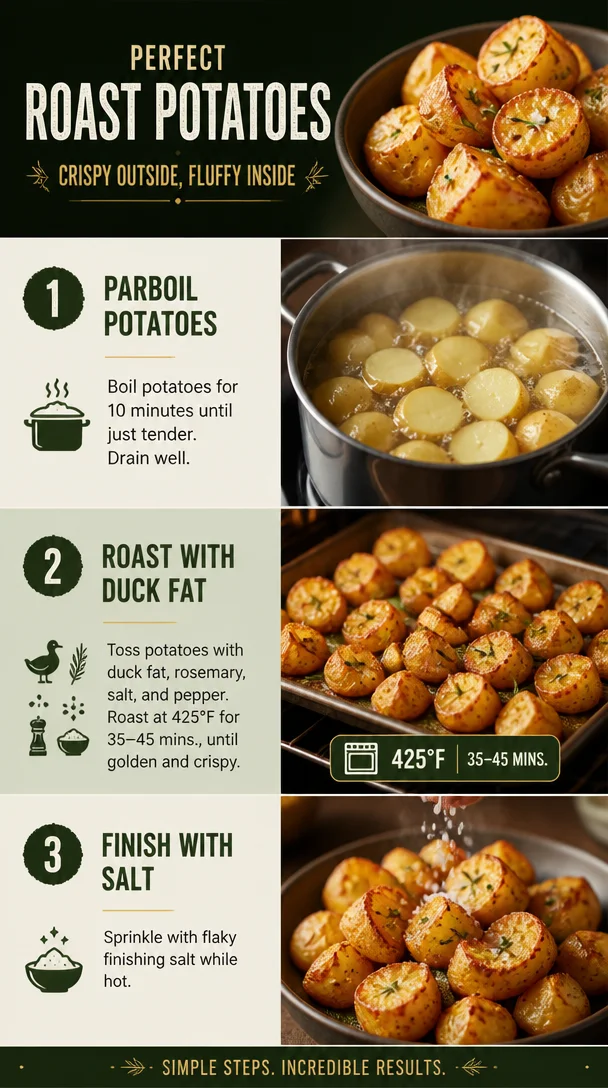 Roasted Potatoes with Duck Fat and Rosemary roasted potatoes Roasted Potatoes with Duck Fat and Rosemary