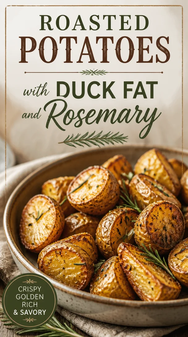 Roasted Potatoes with Duck Fat and Rosemary roasted potatoes Roasted Potatoes with Duck Fat and Rosemary