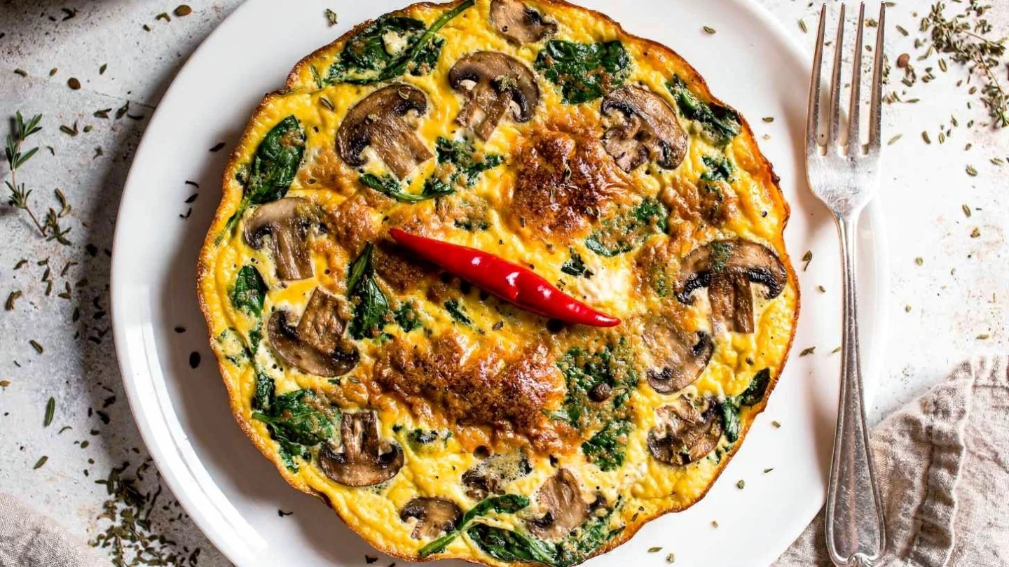 Spinach and Mushroom Breakfast Strata Recipe