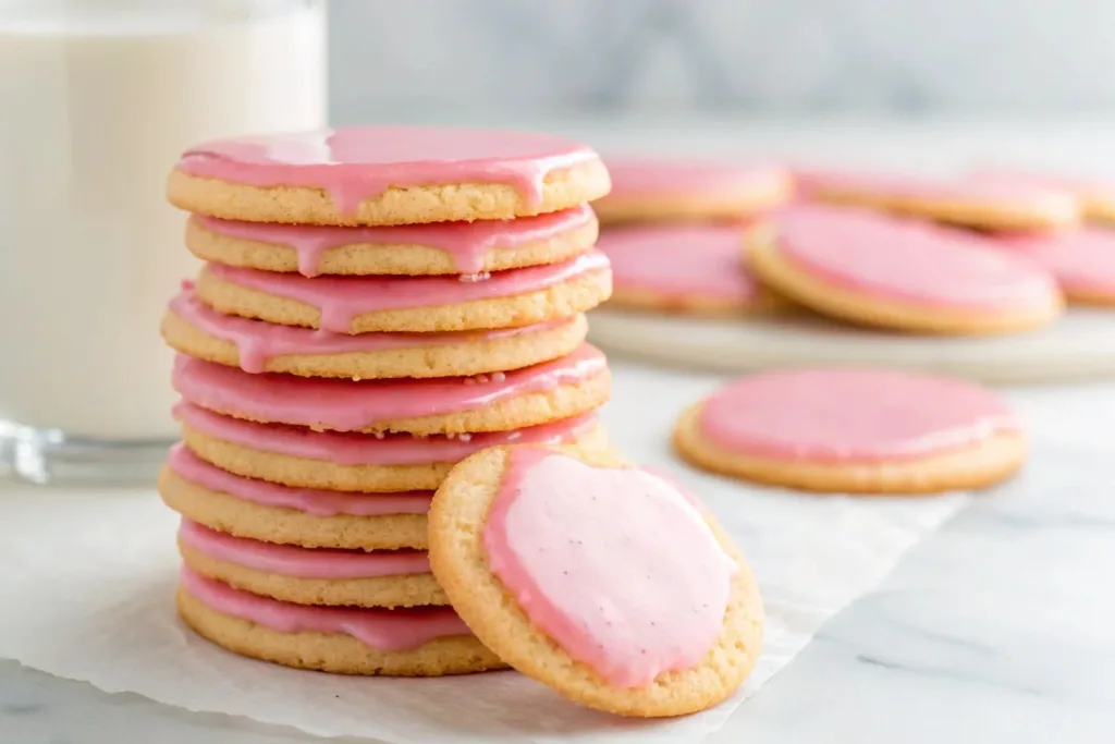 Strawberry Glazed Butter Thins Recipe