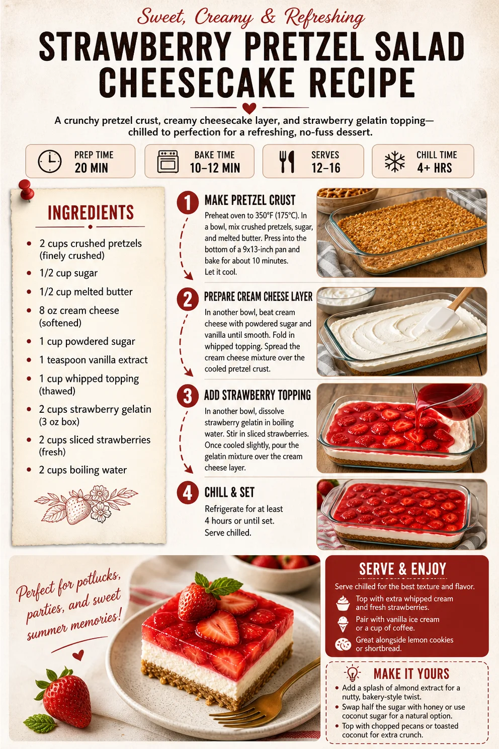 Strawberry Pretzel Salad Cheesecake Recipe Strawberry Pretzel Salad Strawberry Pretzel Salad Cheesecake Recipe
