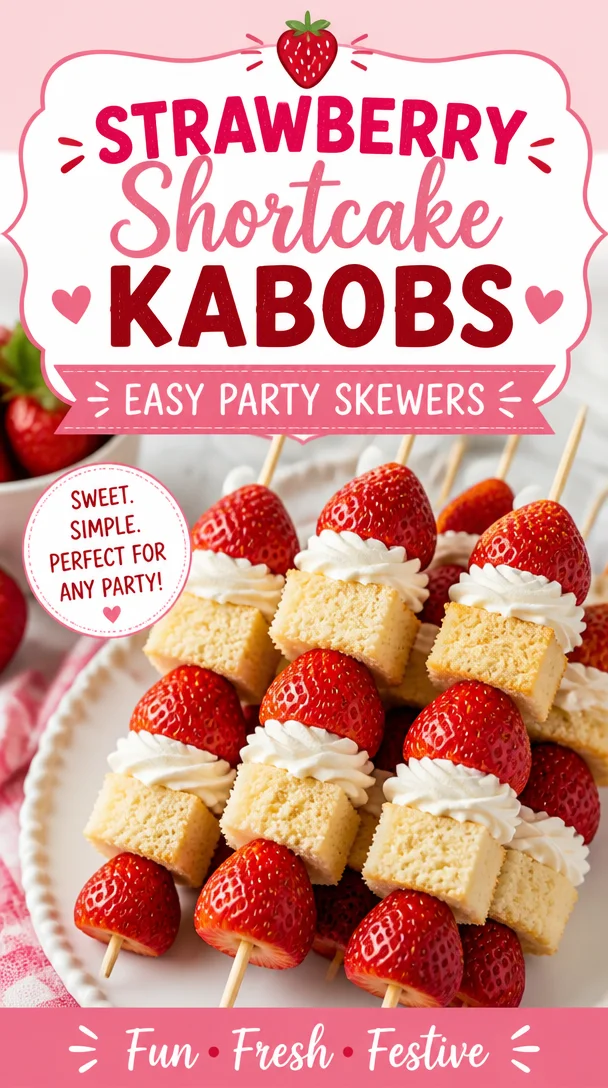 Delectable Strawberry Shortcake Kabobs: The Ultimate Summer Treat Strawberry Shortcake Strawberry Shortcake Kabobs: Easy Party Skewers