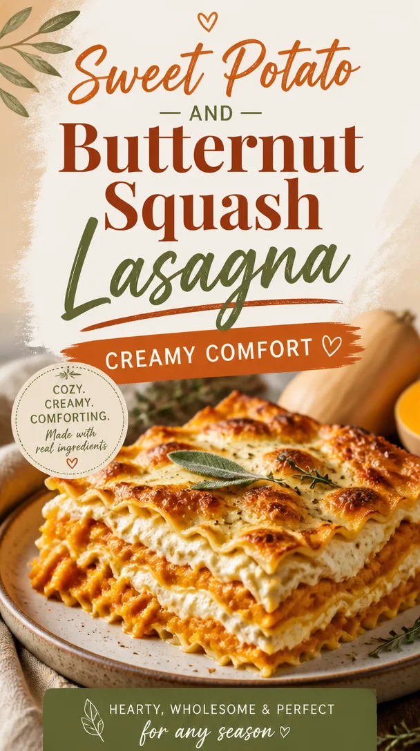 Sweet Potato and Butternut Squash Lasagna: Creamy Comfort