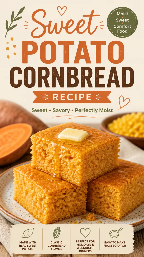 Sweet Potato Cornbread Recipe sweet potato cornbread Sweet Potato Cornbread Recipe