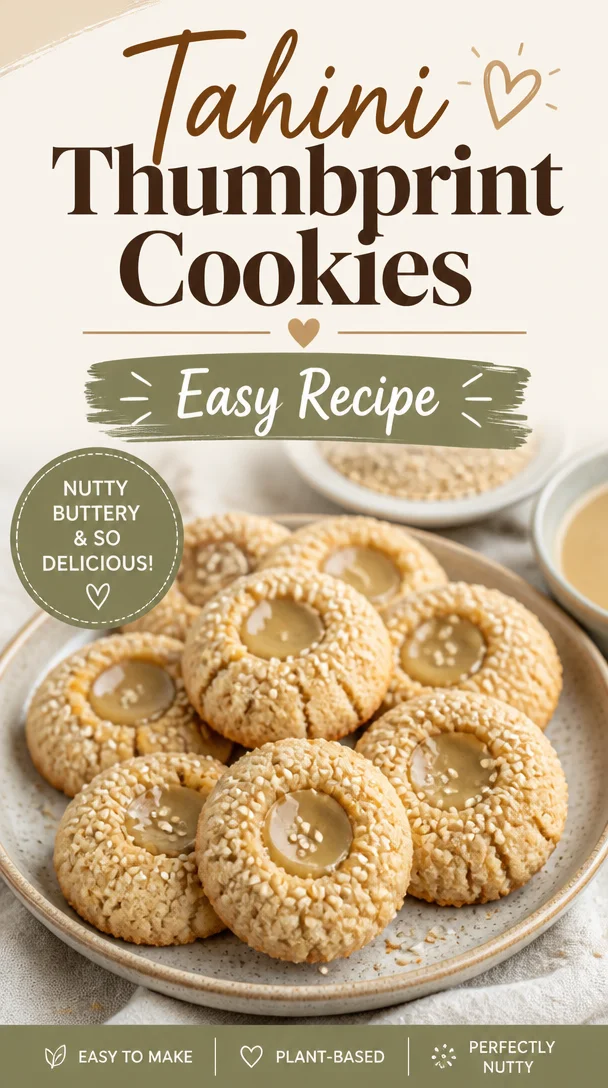 Tahini Thumbprint Cookies: Easy Recipe tahini thumbprint cookies Tahini Thumbprint Cookies: Easy Recipe