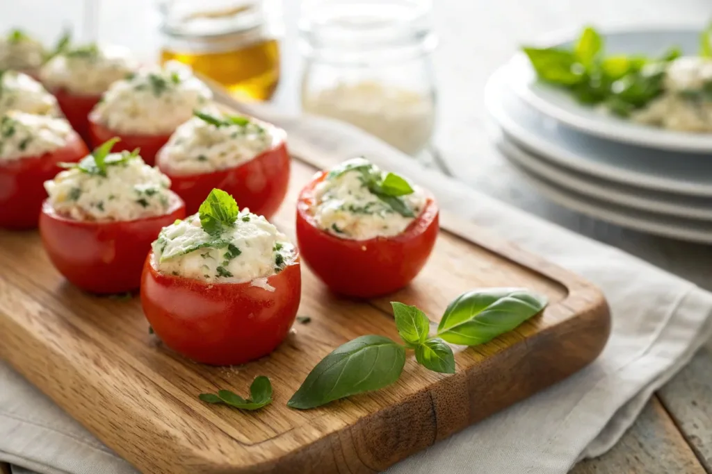 Tomato Burrata Bites: Easy Appetizers Tomato Burrata Bites Tomato Burrata Bites: Easy Appetizers