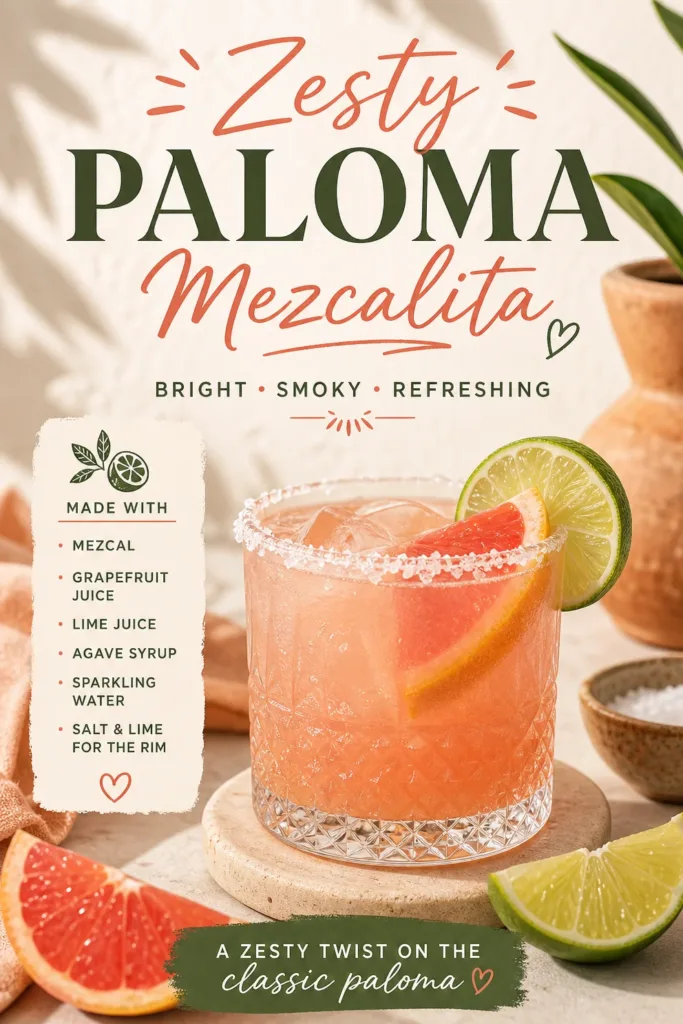 Zesty Paloma Mezcalita: Your Ultimate Summer Cocktail Sensation