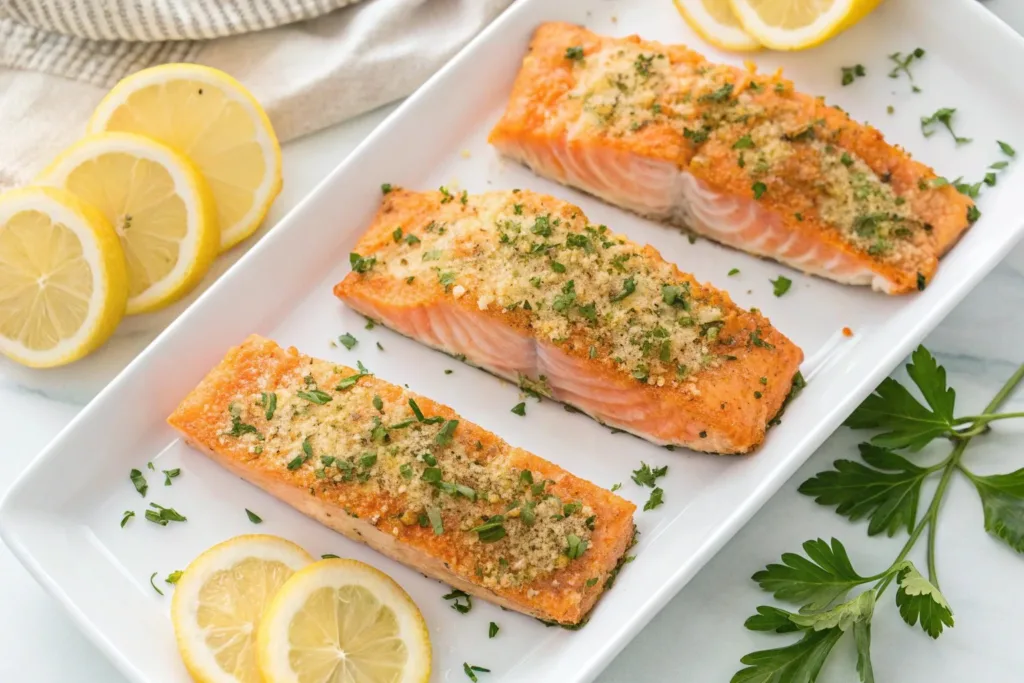 Air Fryer Parmesan Pesto Salmon Parmesan Pesto Salmon Air Fryer Parmesan Pesto Salmon