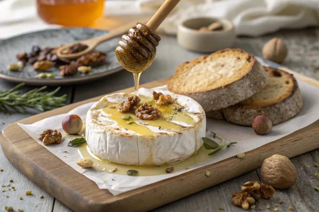 Baked Camembert with Truffle Honey