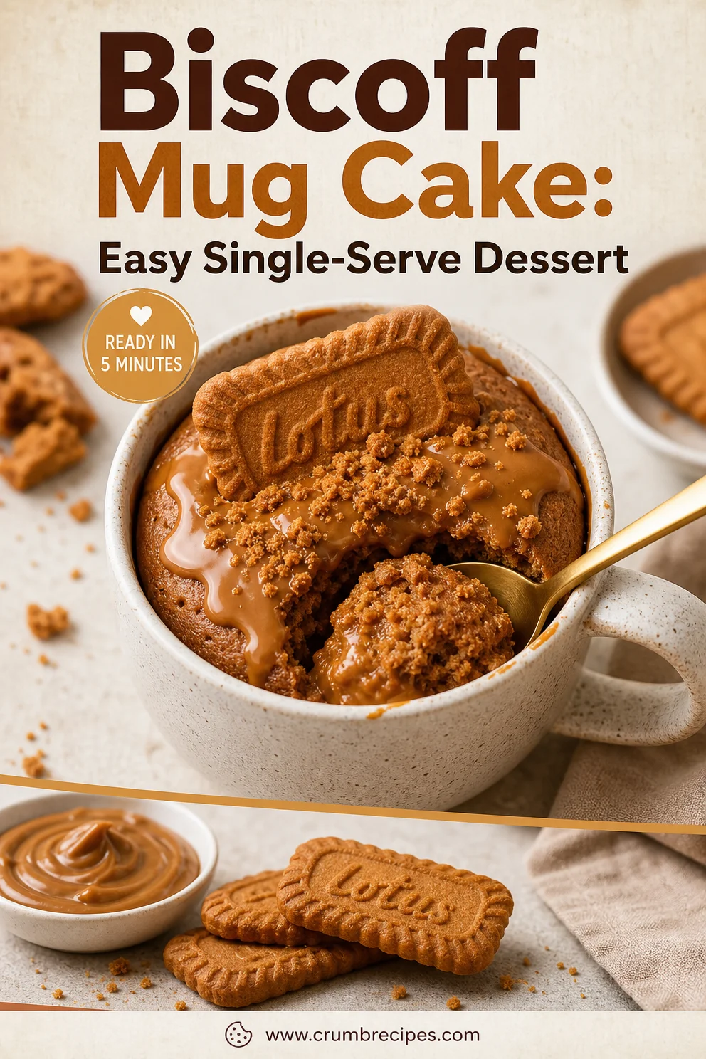Biscoff Mug Cake: Easy Single-Serve Dessert