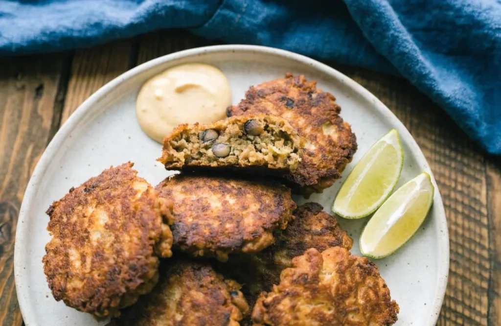 Black-Eyed Pea Fritters: Crispy & Easy Black-Eyed Pea Fritters Black-Eyed Pea Fritters: Crispy & Easy