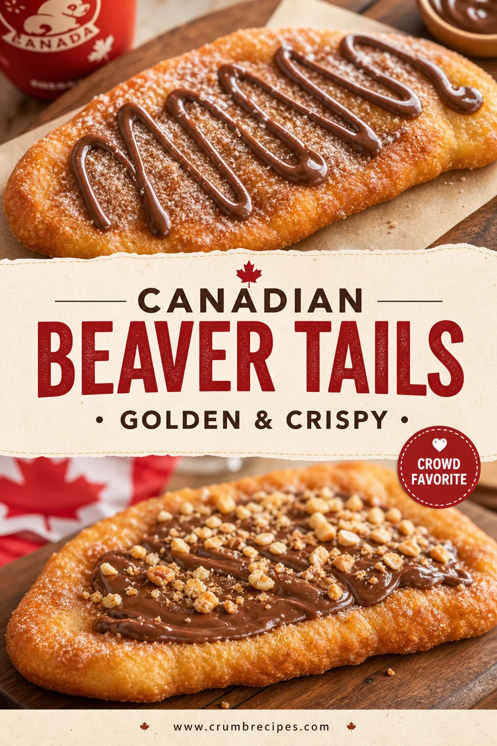 Canadian Beaver Tails: Pastry Recipe beaver tails Canadian Beaver Tails: Pastry Recipe