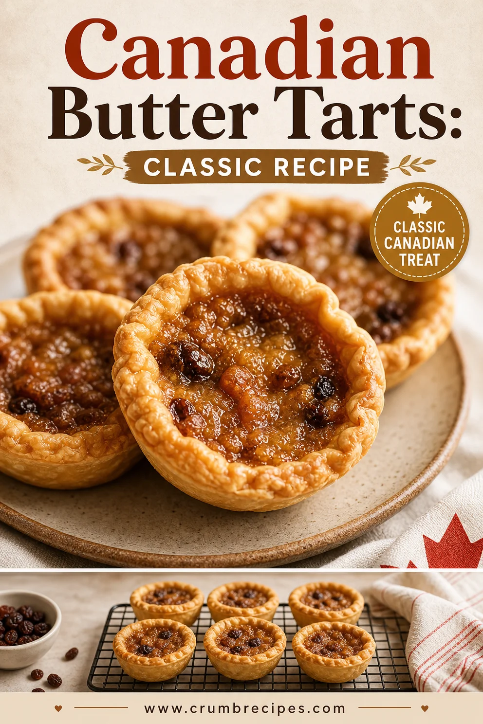 Canadian Butter Tarts: Classic Recipe butter tarts Canadian Butter Tarts: Classic Recipe