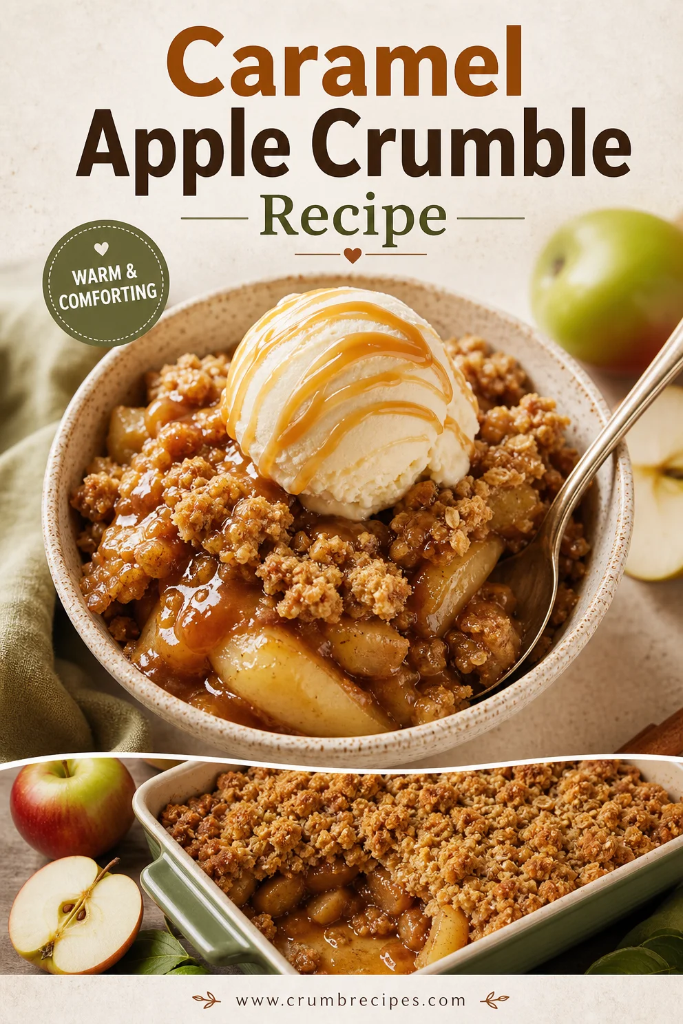 Caramel Apple Crumble Recipe caramel apple crumble Caramel Apple Crumble Recipe