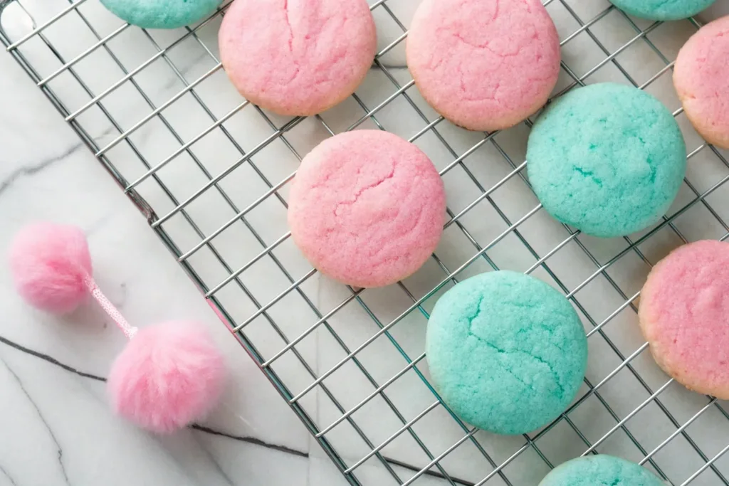 Cotton Candy Gender Reveal Cookies gender reveal cookies Cotton Candy Gender Reveal Cookies