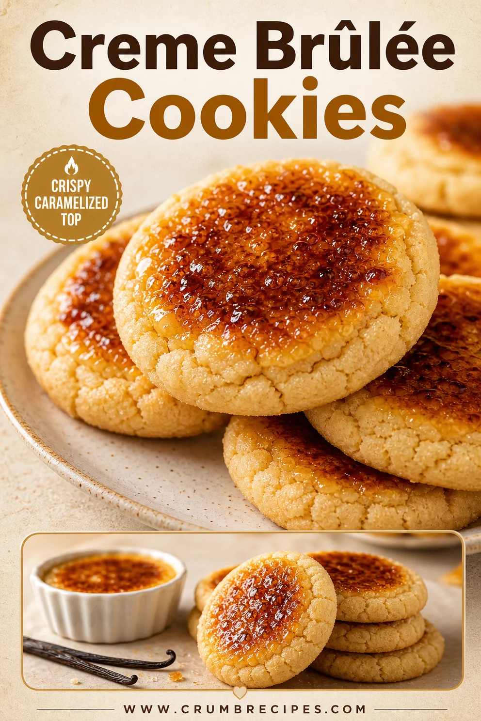 Creme Brûlée Cookies Creme Brûlée Cookies Creme Brûlée Cookies