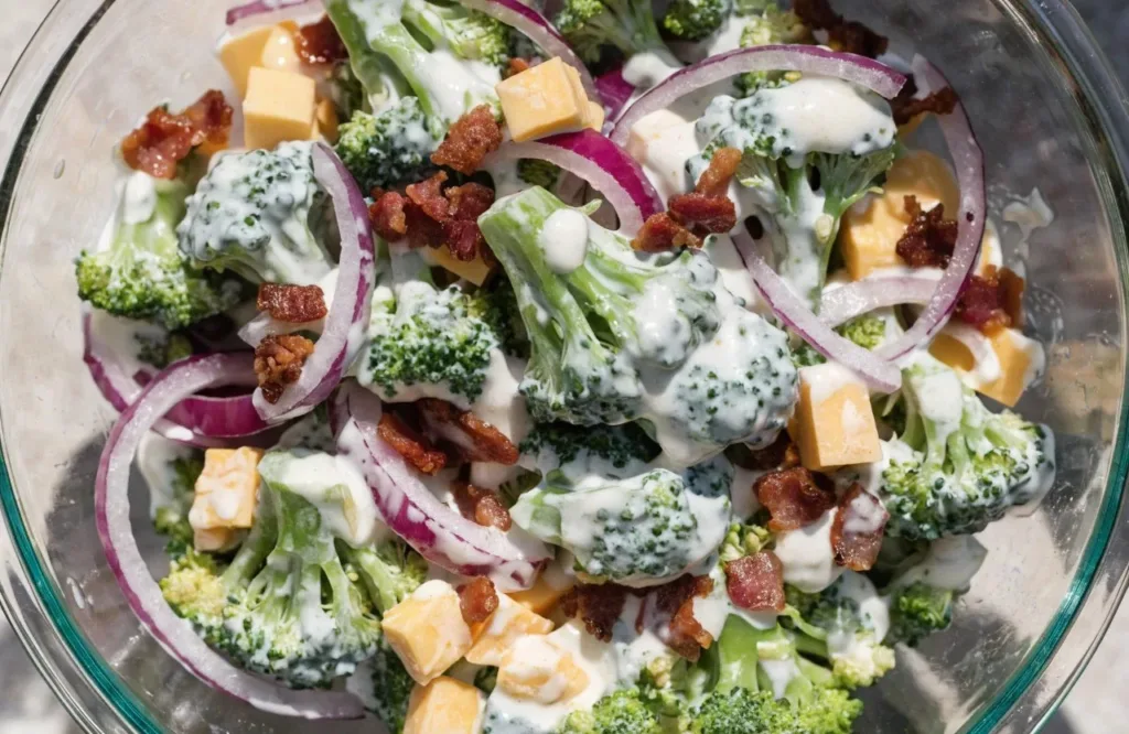 Delicious Broccoli Ranch Salad