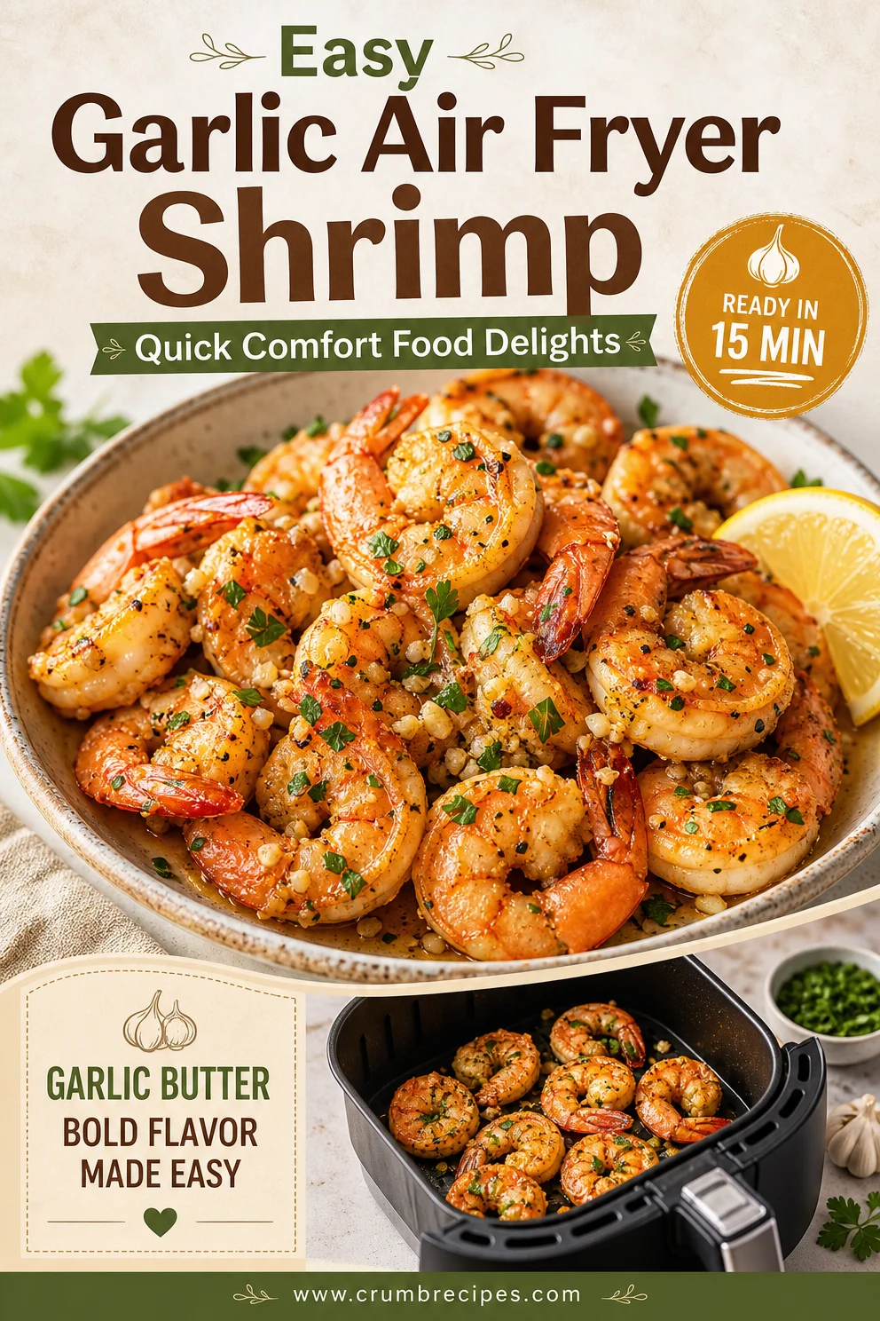 Easy Garlic Air Fryer Shrimp – Quick Comfort Food Delights Garlic Air Fryer Shrimp Easy Garlic Air Fryer Shrimp – Quick Comfort Food Delights
