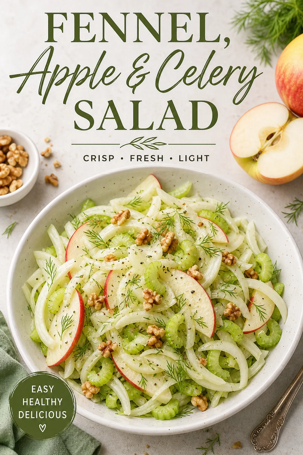 Fennel, Apple & Celery Salad Apple & Celery Salad Fennel, Apple & Celery Salad