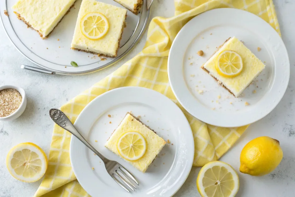 Greek Yogurt Lemon Cheesecake Bars Recipe