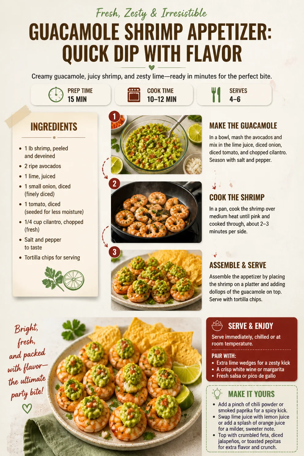Guacamole Shrimp Appetizer: Quick Dip with Flavor guacamole shrimp Guacamole Shrimp Appetizer: Quick Dip with Flavor