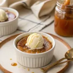 Delicious gluten-free honey mug cake served in a mug