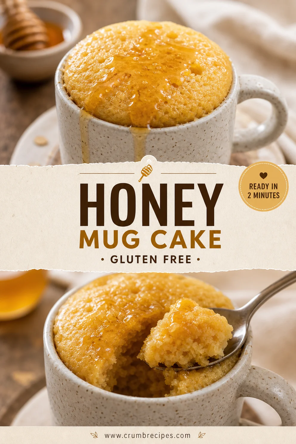 Honey Mug Cake (Gluten Free)
