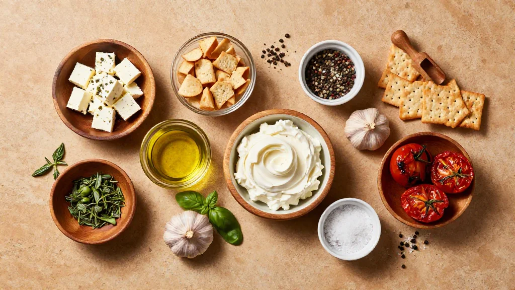 Italian Whipped Feta Dip with Roasted Tomatoes - Quick Dip