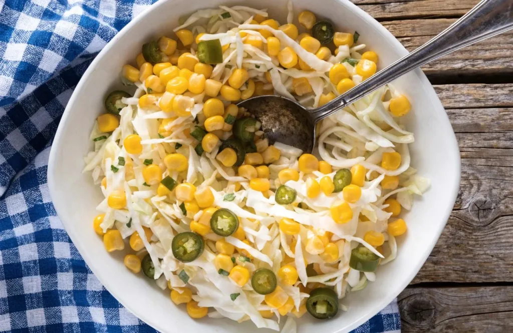Jalapeno Corn Coleslaw: Easy Summer Slaw