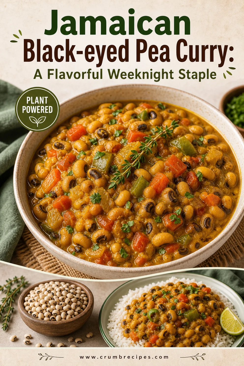 Jamaican Black-eyed Pea Curry: A Flavorful Weeknight Staple