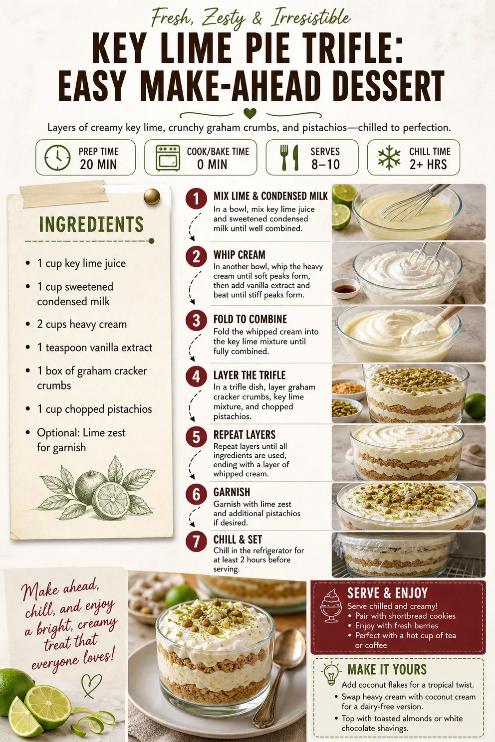 Key Lime Pie Trifle: Easy Make-ahead Dessert