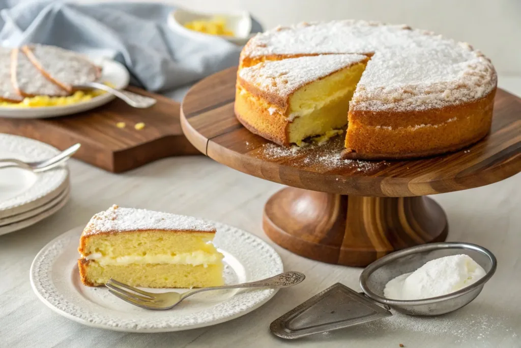 Marshmallow Creme Filled Vanilla Bundt Cake Recipe
