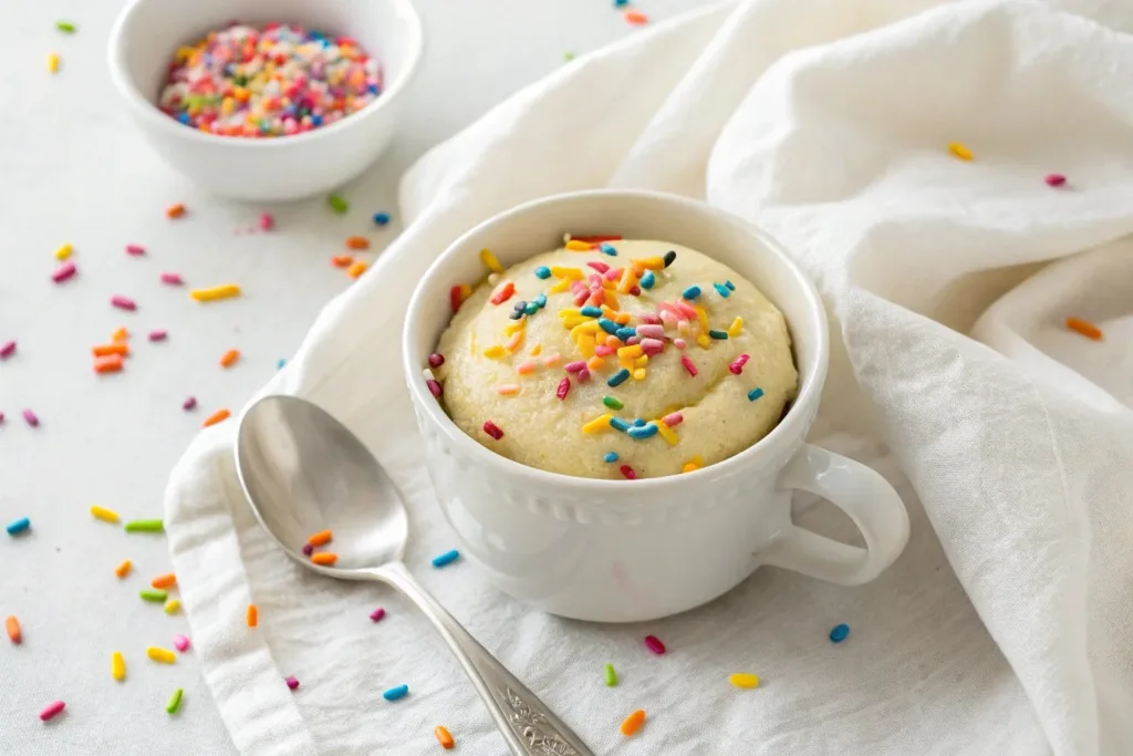 Minute Funfetti Mug Cake for Busy Mornings
