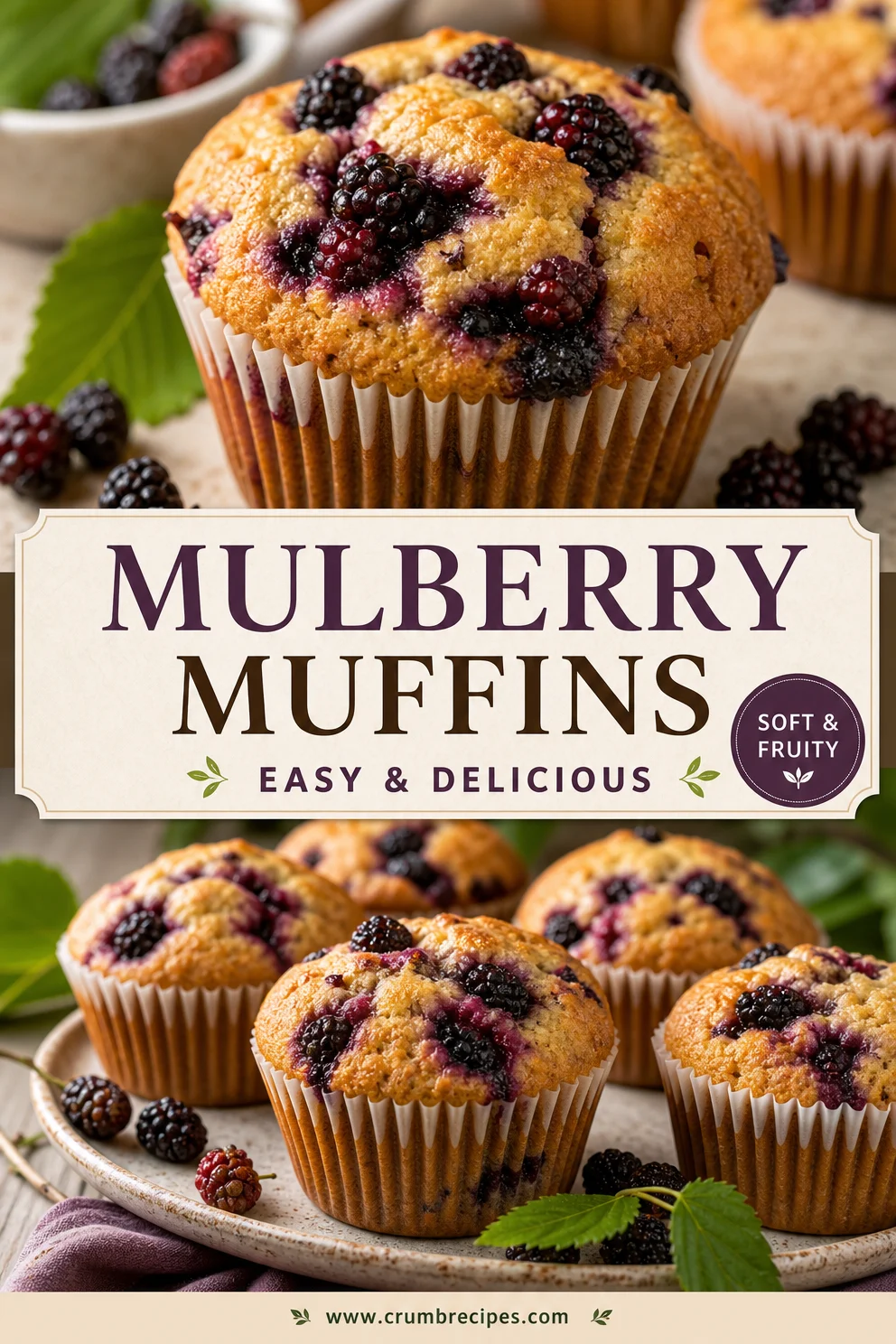 Mulberry Muffins Recipe: Easy