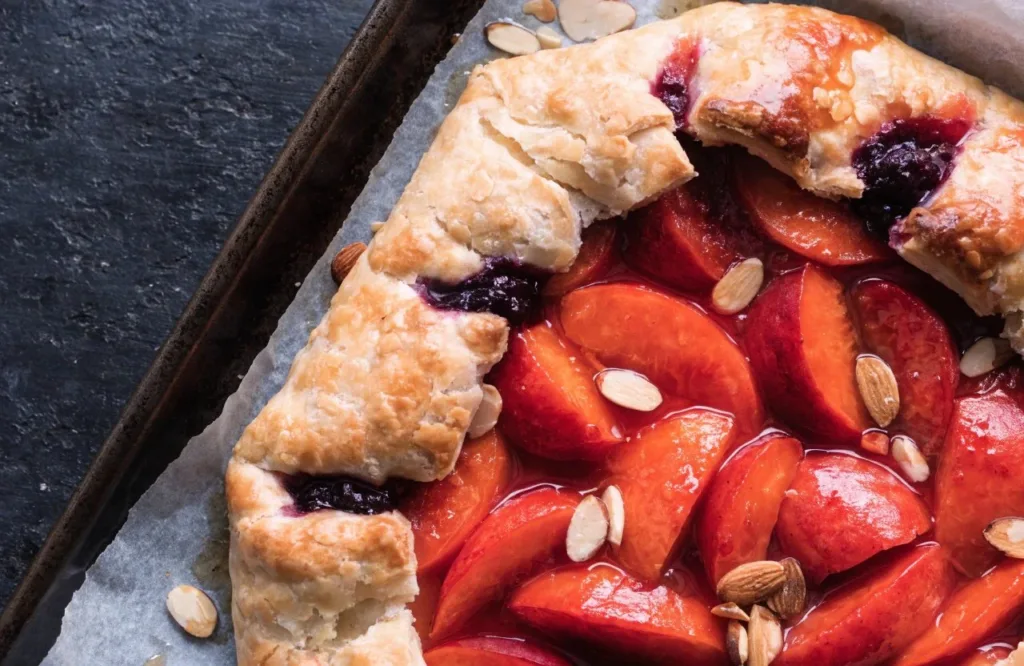 Peach Almond Galette Recipe