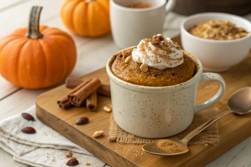 Pumpkin Mug Cake: The Best Quick Dessert