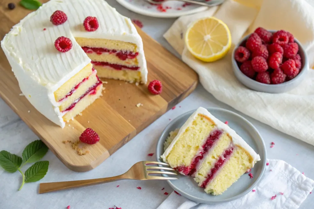 Raspberry Lemon Cake