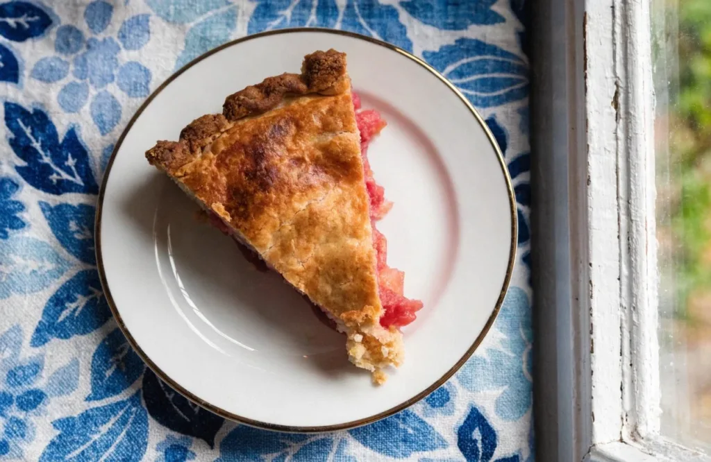 Rhubarb Custard Pie: Easy Recipe