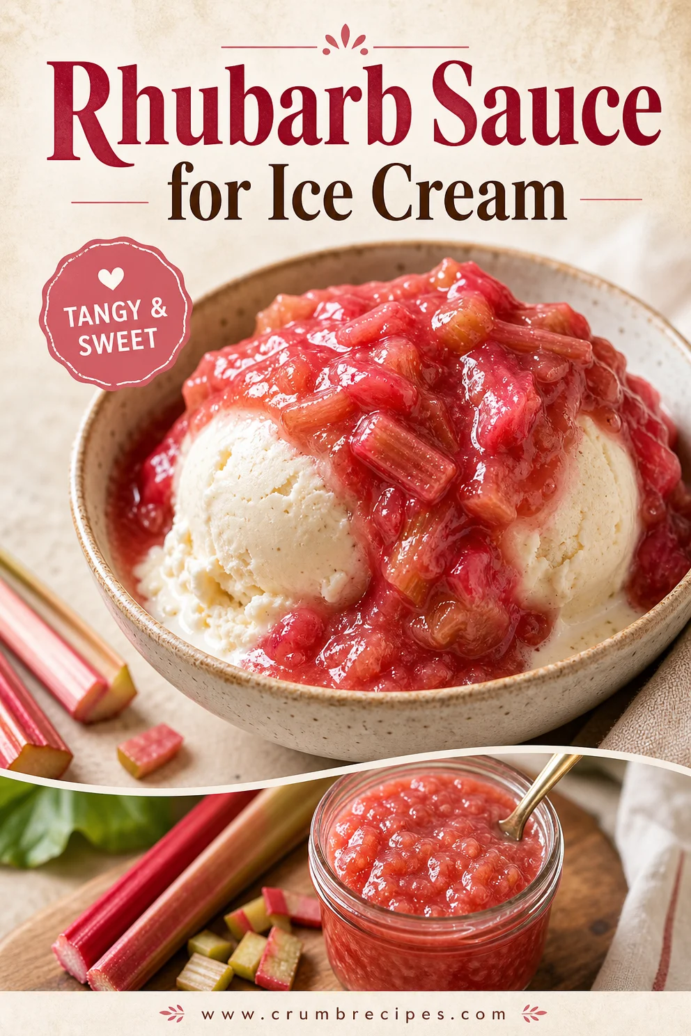 Rhubarb Sauce for Ice Cream rhubarb sauce Rhubarb Sauce for Ice Cream