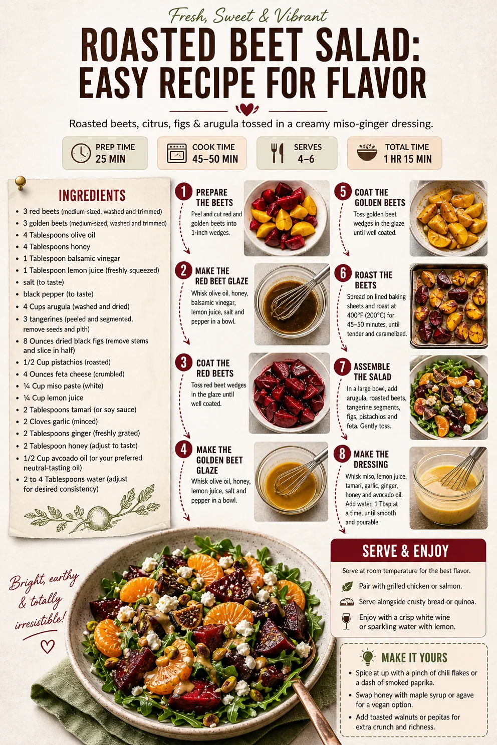 Roasted Beet Salad: Easy Recipe for Flavor beet salad Roasted Beet Salad: Easy Recipe for Flavor