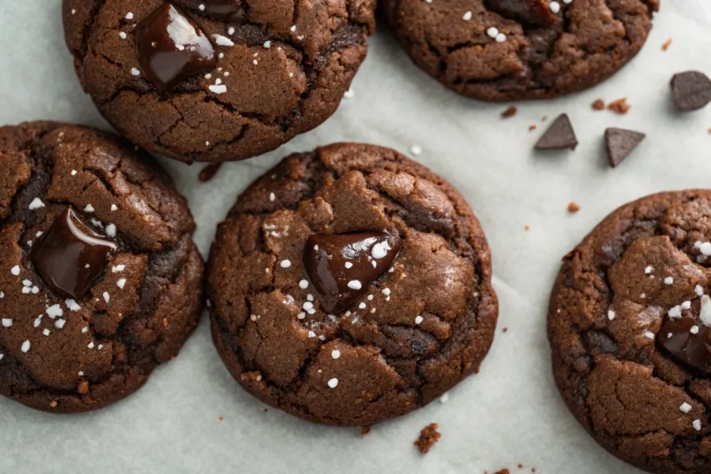 Salted Brownie Cookies Recipe brownie cookies Salted Brownie Cookies Recipe